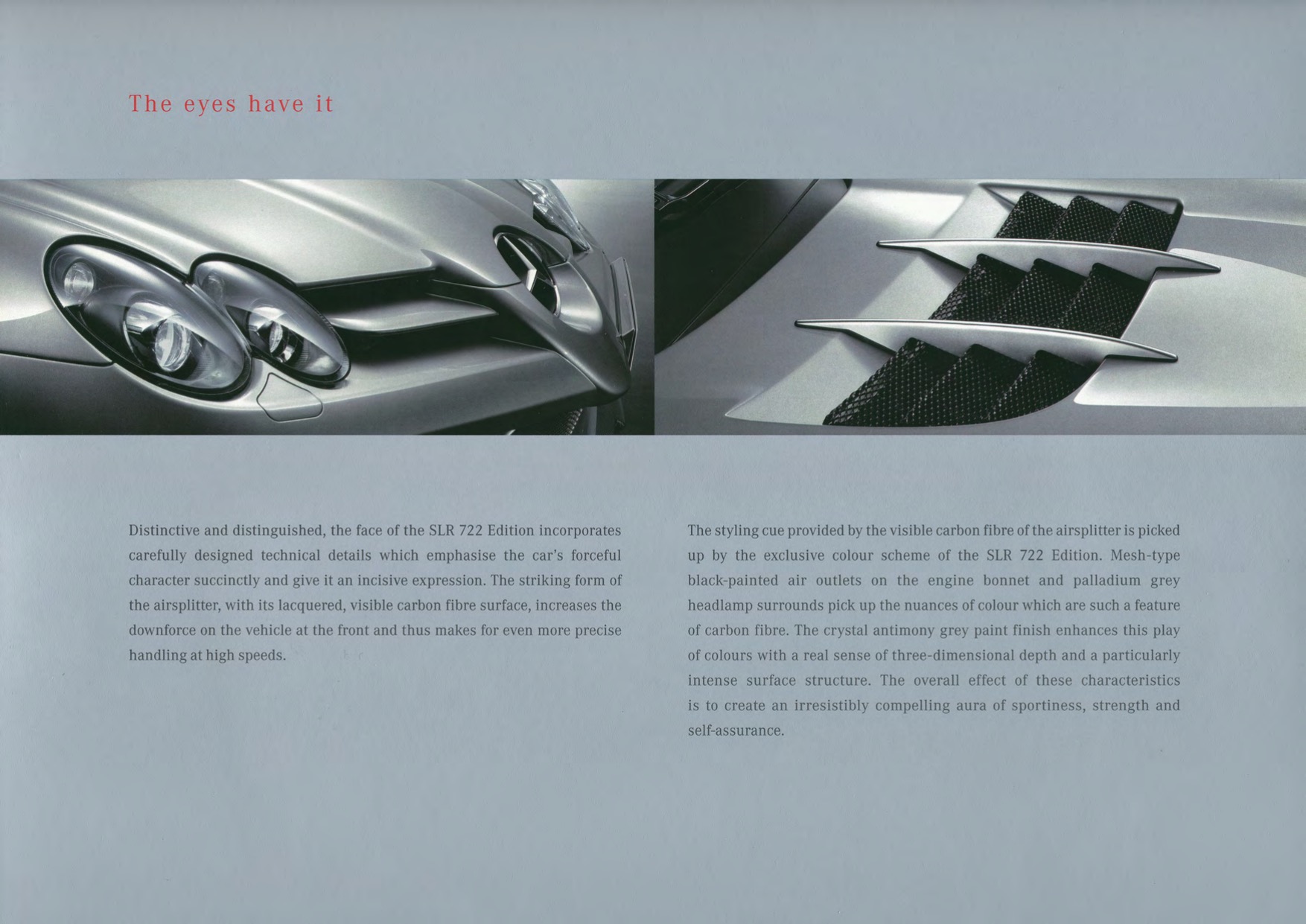 2006 Mercedes-Benz SLR 722S Brochure Page 12